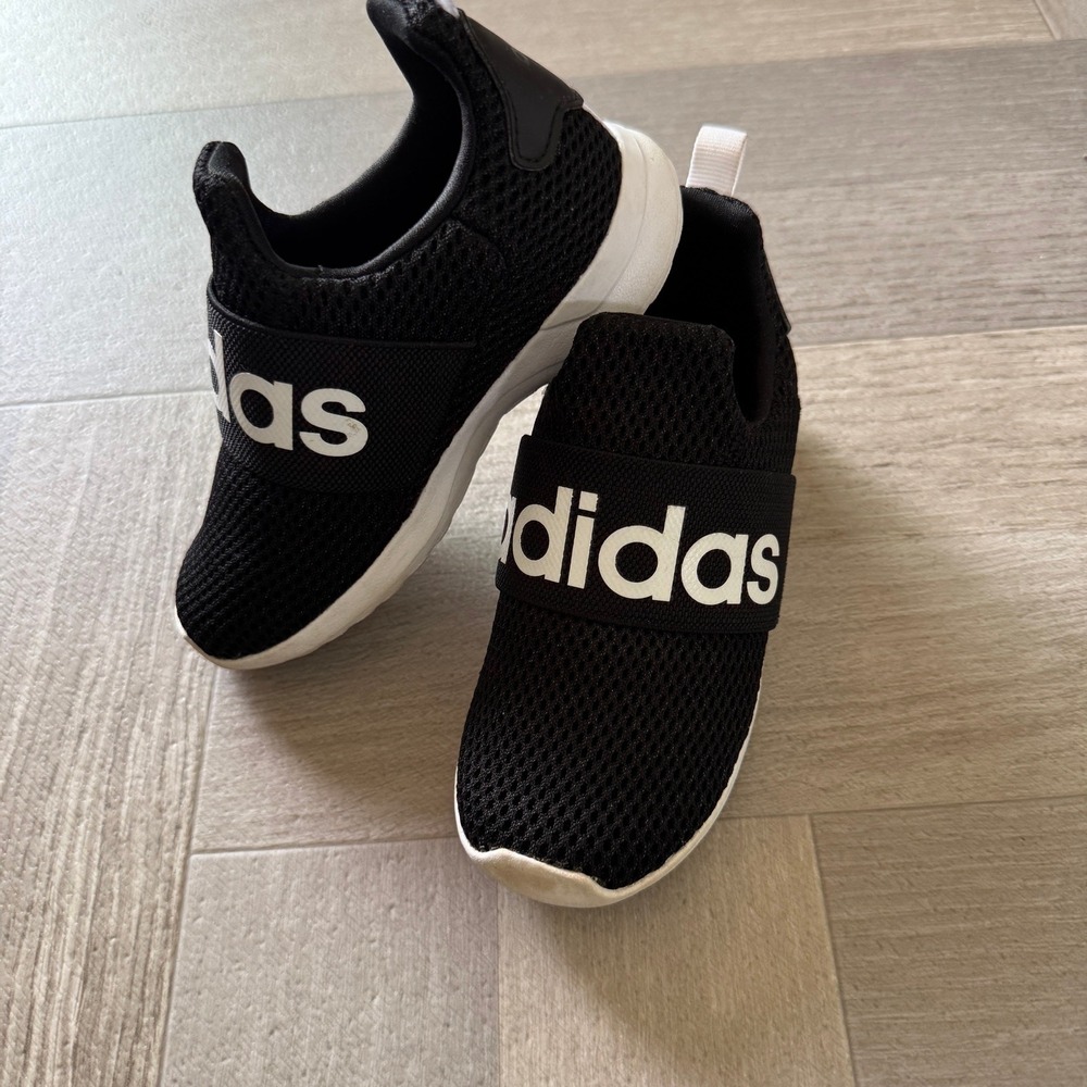 Adidas Lite Racer Adapt 4.0 Toddler Sneakers Black White GW2778 Size 9K